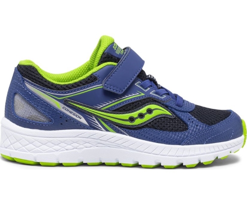 Tenis Saucony Cohesion 14 A/C Niños Zapatillas Azules / Verde México MX-937-BU